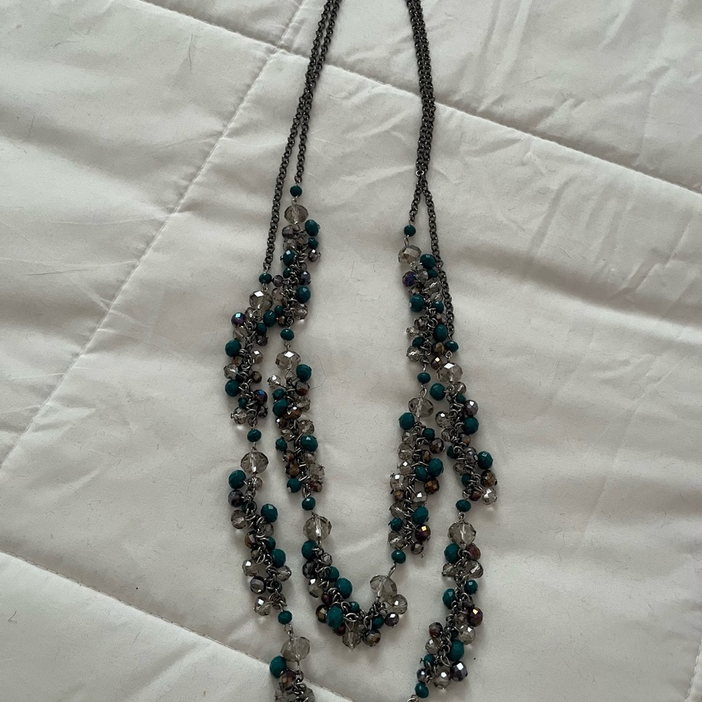 Vera Wang Blue and Silver Necklace